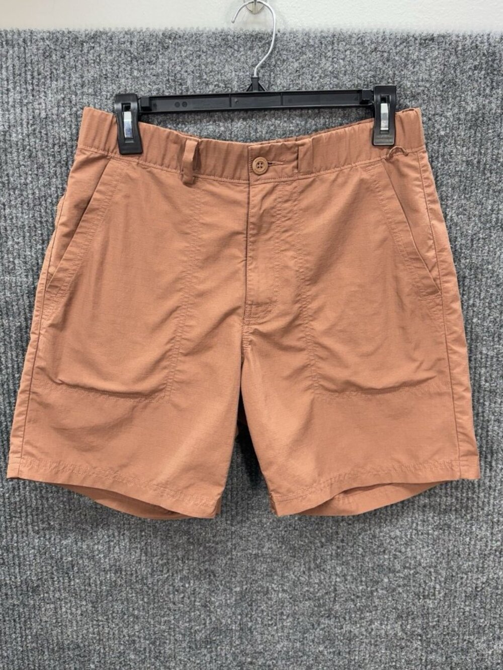 REI Co-op Sahara Amphib Shorts Men’s Small Brown Ripstop Hiking No Belt 185219